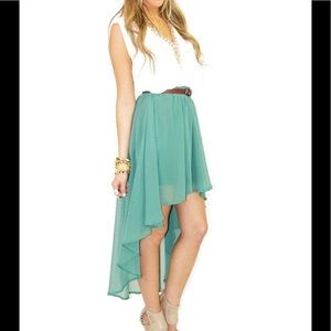 Caramelo | Wrap High-low skirt